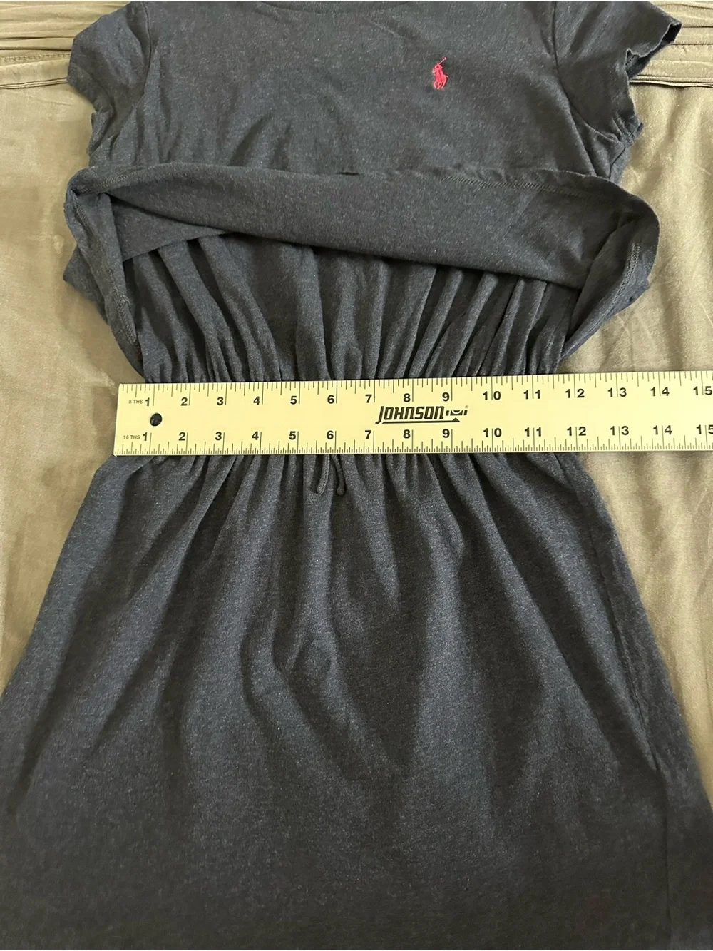 Polo Ralph Lauren girls cotton jersey tee dress embroidered pony on the chest